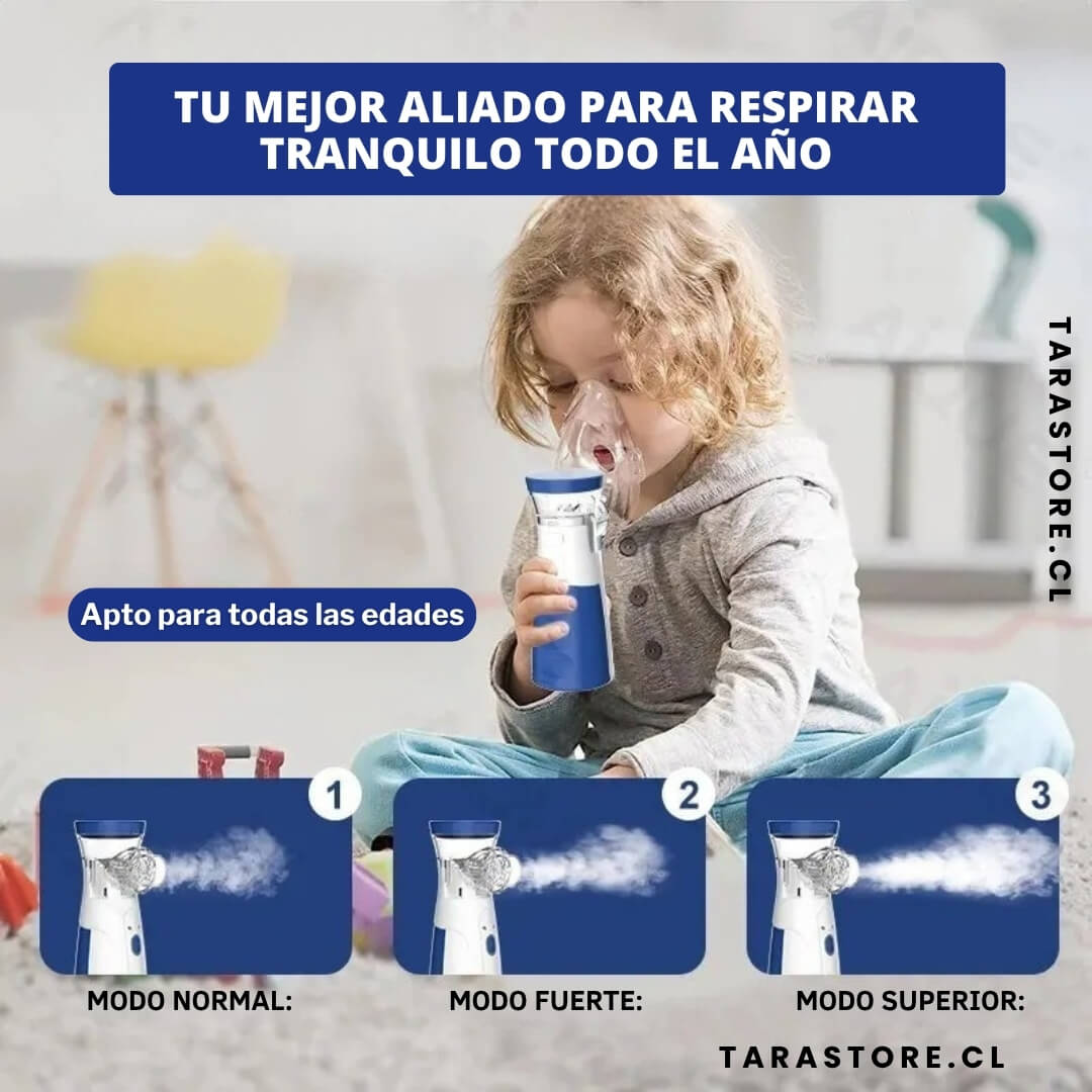 Nebulizador Portátil - Adiós Problemas Respiratorios y Tos