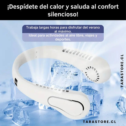 Ventilador de Cuello Portátil Recargable