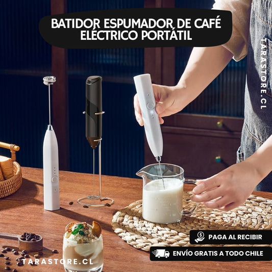 Batidor Espumador de Café Electrico