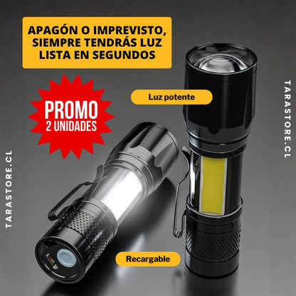 Promo 2 Mini Linternas Led - Ideal Para Emergencias y Cortes de Luz