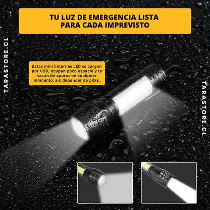 Promo 2 Mini Linternas Led - Ideal Para Emergencias y Cortes de Luz
