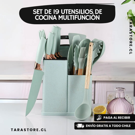 Set De 19 Utensilios De Cocina