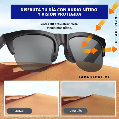 Gafas De Sol Iinteligentes Con Bluethooth y Táctiles