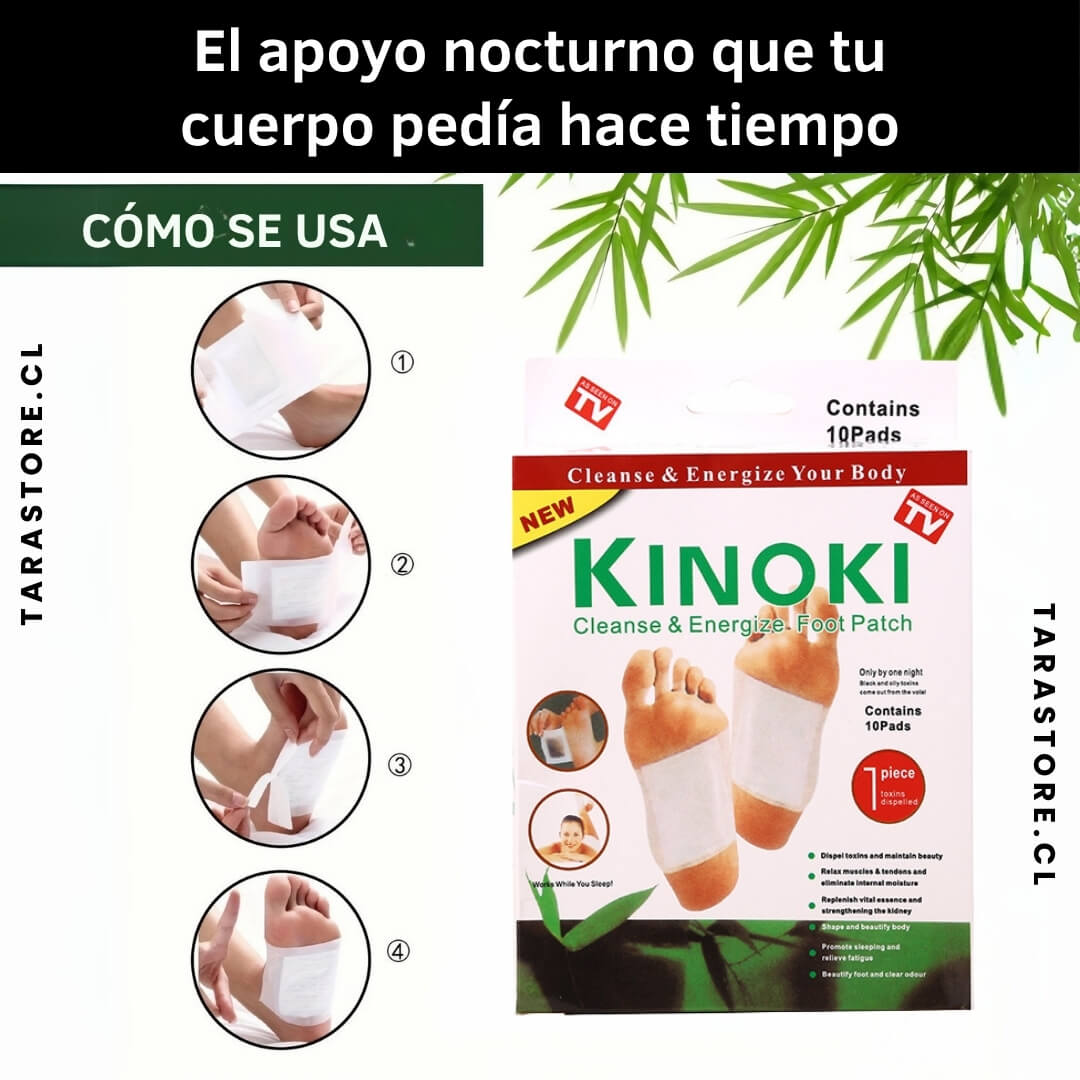 Parches Desintoxicantes Kinoki Tratamiento Completo 1 Mes (60 Parches)