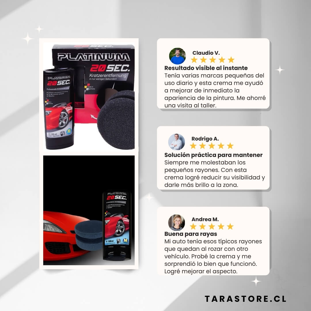 Crema Reparadora De Rayones Autos - Repara en Minutos Calidad Alemana