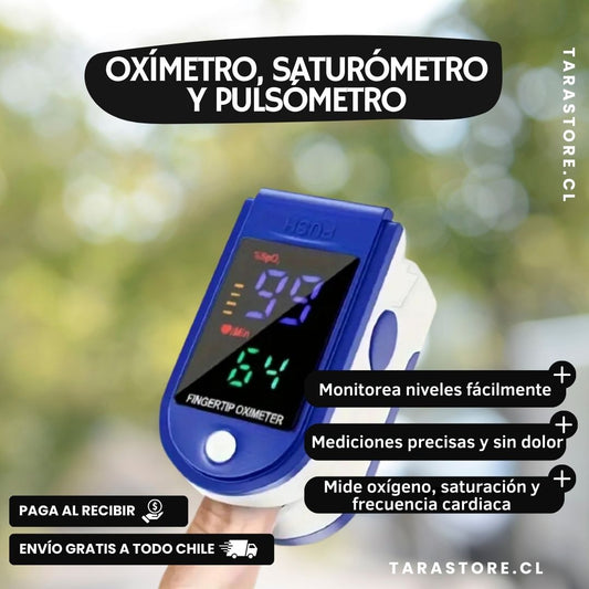 Oxímetro Saturómetro y Pulsómetro