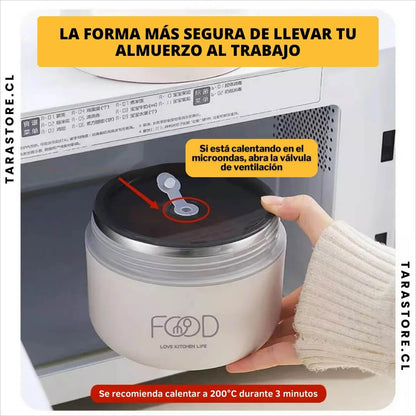 Lonchera 2 En 1 550ml y 420ml Disfruta Comidas Hechas en Casa