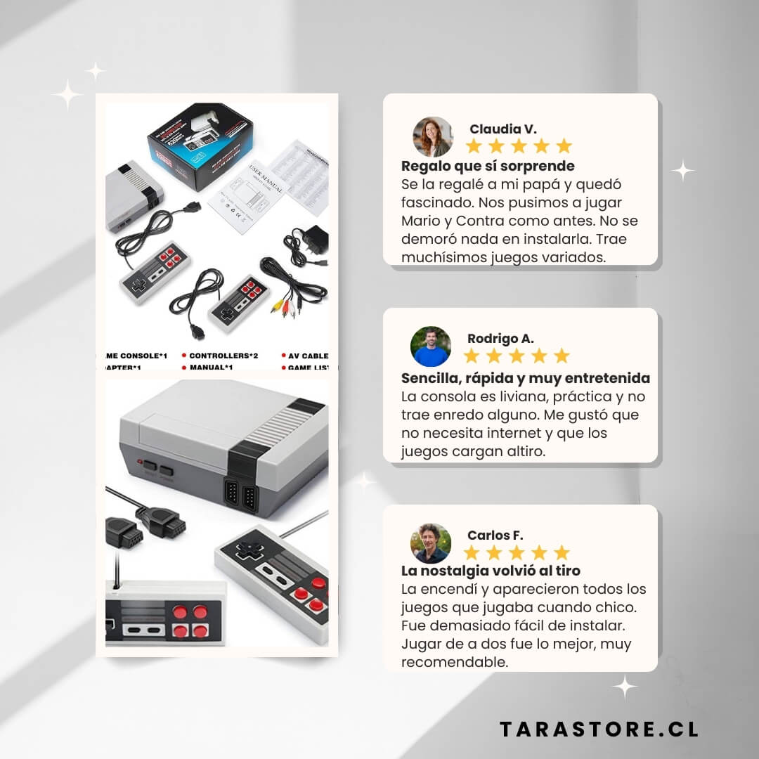 Consola Retro +620 Videojuegos - Diversión Total Recordando Clásicos