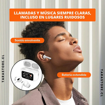 Pro Sound Audífonos Bluetooth Pantalla Táctil - Control y Sonido Envolvente