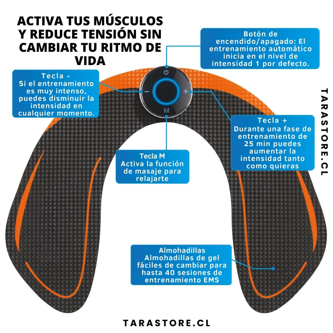 Estimulador Muscular Pompas Más Firmes y Levantadas