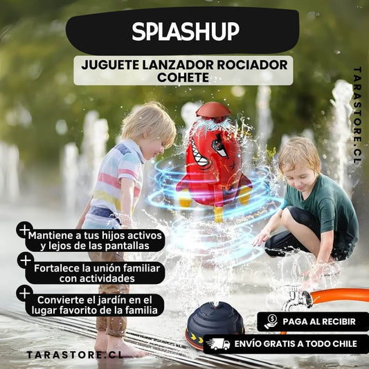 Juguete Lanzador Rociador Tipo Cohete