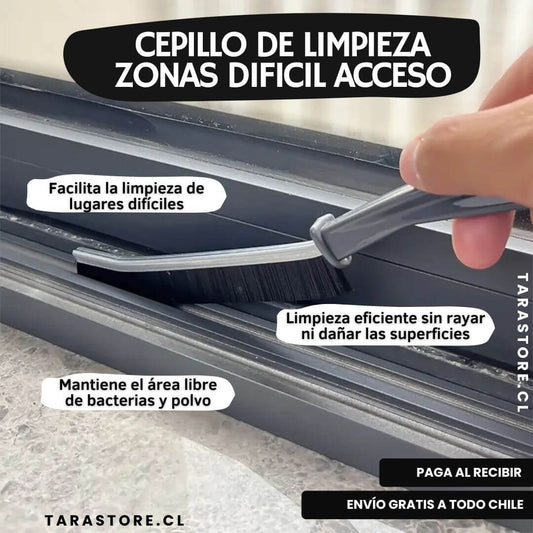 Pack 2 Cepillos de Limpieza para zonas de difícil acceso