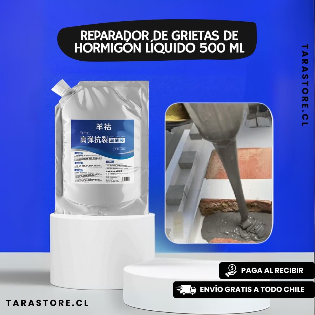 Masilla Para Grietas En Cemento Y Hormigón | Impermeable Y De Secado Rápido | 500 Ml | Ideal Para Suelos, Piscinas, Ventanas Y Terrazas