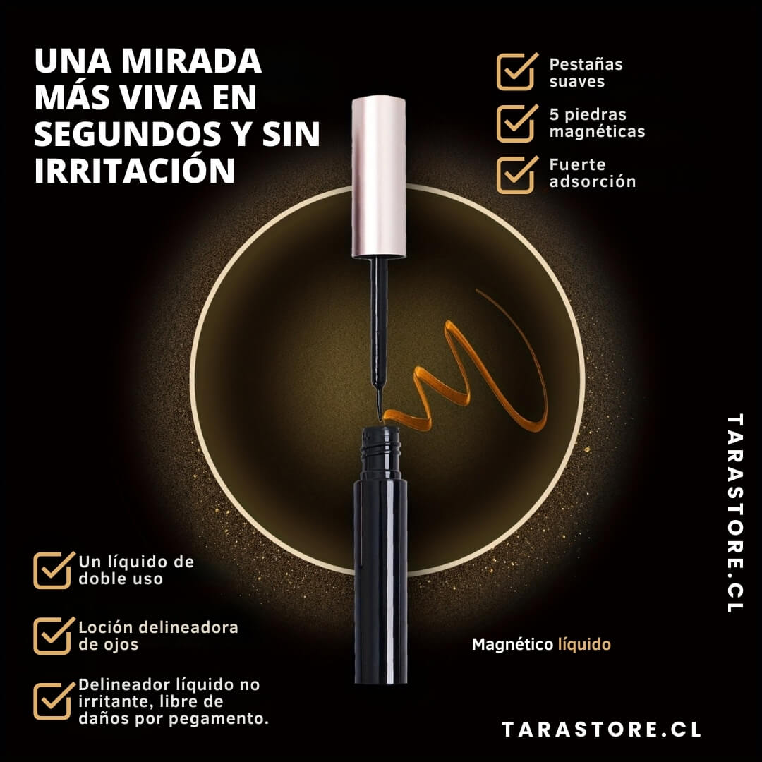 Set Pestañas Magnéticas + Máscara de Pestaña de Regalo - Lleva tu mirada a otro nivel