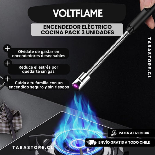 Encendedor Eléctrico Cocina Seguro y Versátil Pack 3 unidades