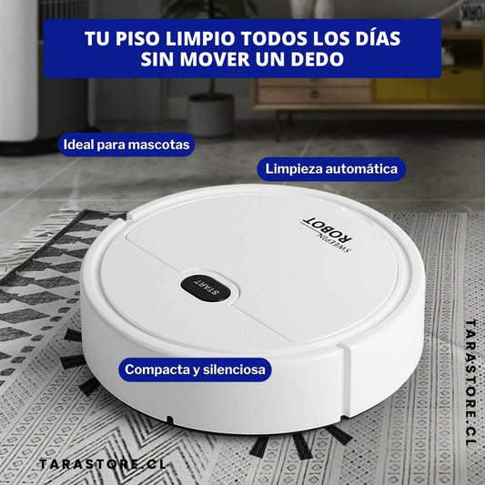 Aspiradora Robot Inteligente - Piso Limpio y Reluciente En Minutos