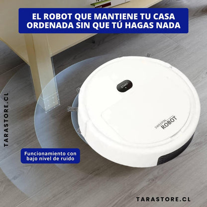 Aspiradora Robot Inteligente - Piso Limpio y Reluciente En Minutos