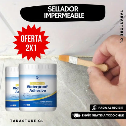Clear Seal - Adhesivo Transparente Impermeable Promo 2x1