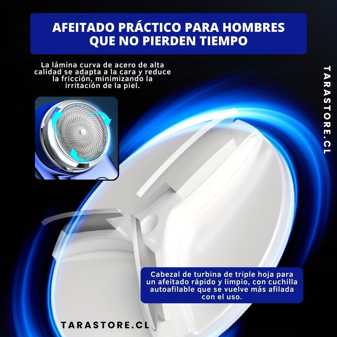 Mini Afeitadora Portatil -  Elegante y Atractivo a toda hora y en cualquier lugar