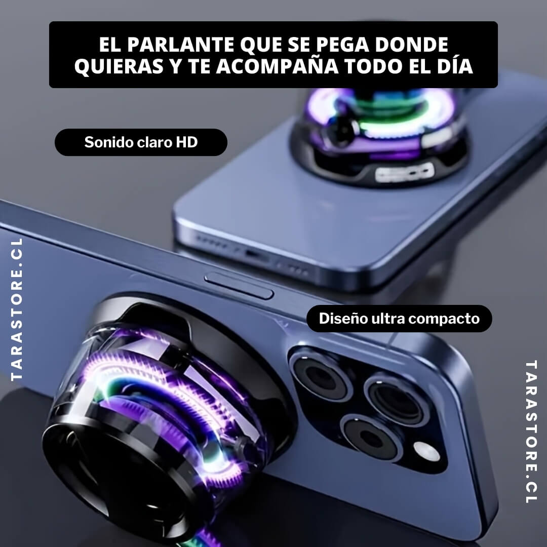 Parlante Magnetico Portatil Sound Pro - Calidad y sonido envolvente en todo momento