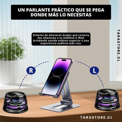 Parlante Magnetico Portatil Sound Pro - Calidad y sonido envolvente en todo momento
