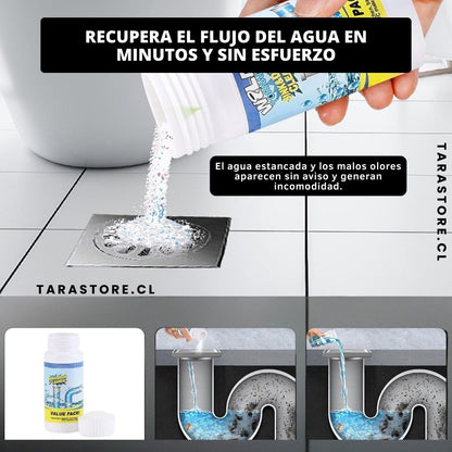 Súper Polvo Destapador de Cañerias Promo 2 Unidades - Destapa Todo En Segundos