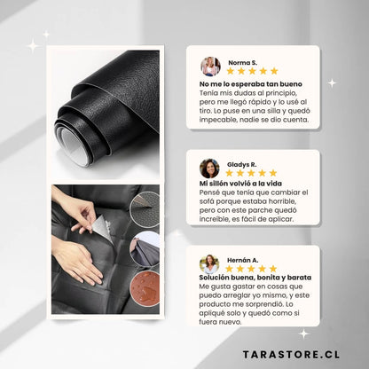 Promo 2 Rollos Adhesivos Cuero Repara Sofa Sillón Sillas