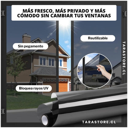 Rollo Protección UV Anti-Calor Para Ventanas –  Frescura y Privacidad en el hogar 60cm X 5 metros
