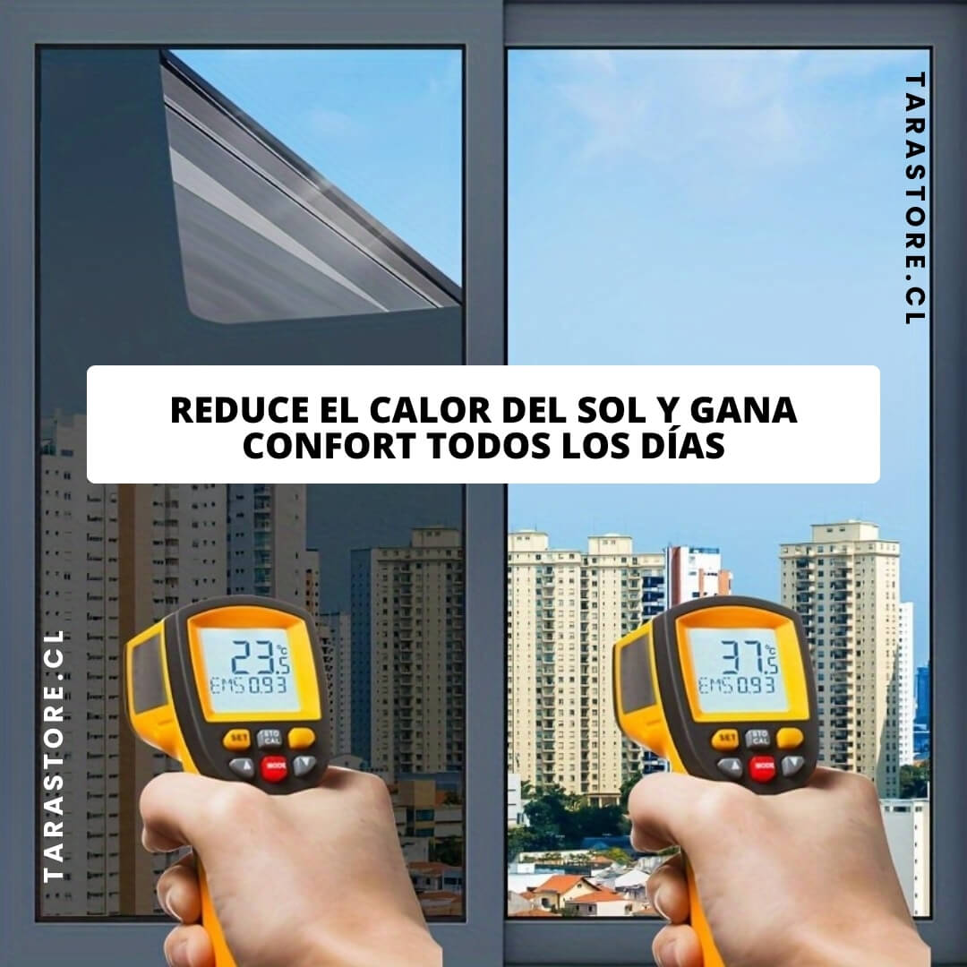 Rollo Protección UV Anti-Calor Para Ventanas –  Frescura y Privacidad en el hogar 60cm X 5 metros