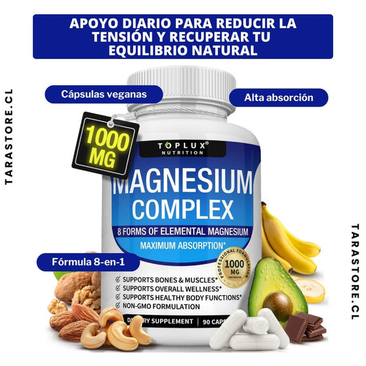 Original Magnesio Complex 8 Elemental 1000 Mg -  El equilibrio perfecto entre ciencia y bienestar