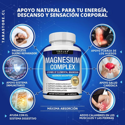 Original Magnesio Complex 8 Elemental 1000 Mg -  El equilibrio perfecto entre ciencia y bienestar