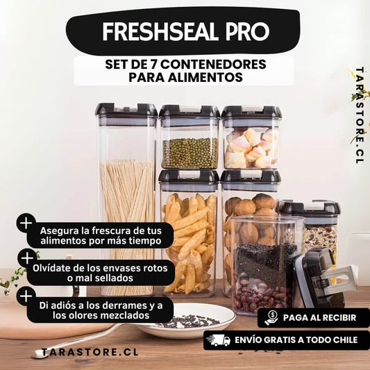 Set De 7 Contenedores Para Alimentos