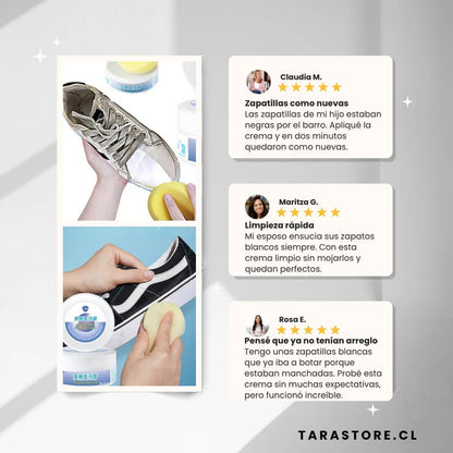 Promo 2 Cremas Limpiadoras de Zapatillas y Zapatos Blancos
