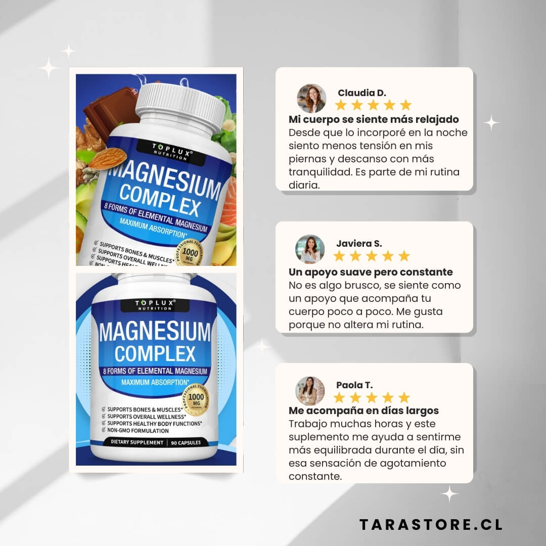 Original Magnesio Complex 8 Elemental 1000 Mg -  El equilibrio perfecto entre ciencia y bienestar
