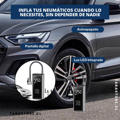 Compresor De Aire Portatil 12V - Infla neumáticos en segundos