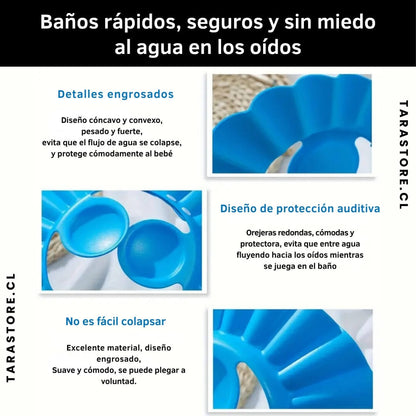 Pack 2 Gorros de Ducha para Bebes