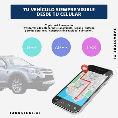 Rastreador GPS Profesional - Proteja su vehículo 24/7