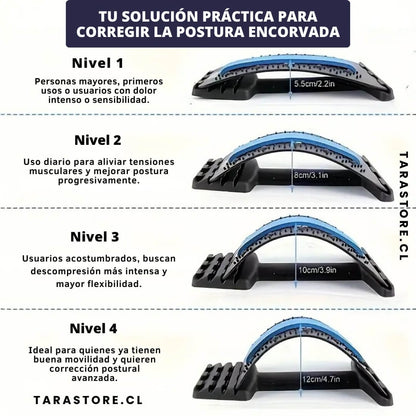 Corrector Lumbar Espalda | Alivia dolor crónico y postura