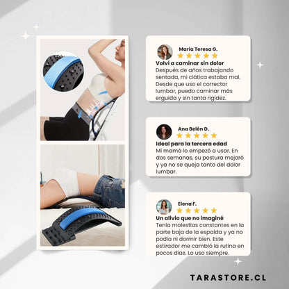 Corrector Lumbar Espalda | Alivia dolor crónico y postura