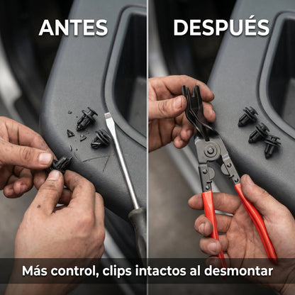 Alicate Extractor de Clips para Paneles de Auto — Sin Romper, Sin Marcar