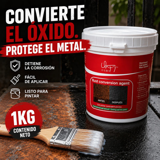 Convertidor de Óxido Anticorrosivo 1kg — Protege el Metal de forma fácil
