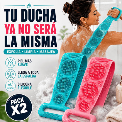 Promo 2 Cepillos Exfoliantes - Tu Piel Libre de Impurezas y Desechos Celulares