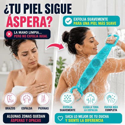 Promo 2 Cepillos Exfoliantes - Tu Piel Libre de Impurezas y Desechos Celulares