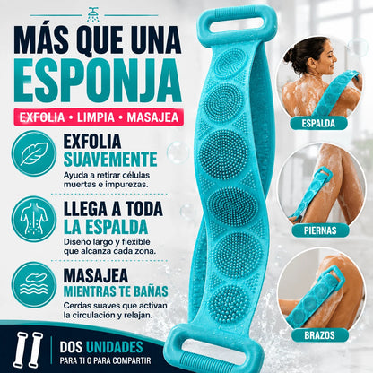 Promo 2 Cepillos Exfoliantes - Tu Piel Libre de Impurezas y Desechos Celulares