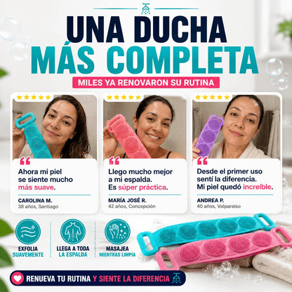 Promo 2 Cepillos Exfoliantes - Tu Piel Libre de Impurezas y Desechos Celulares