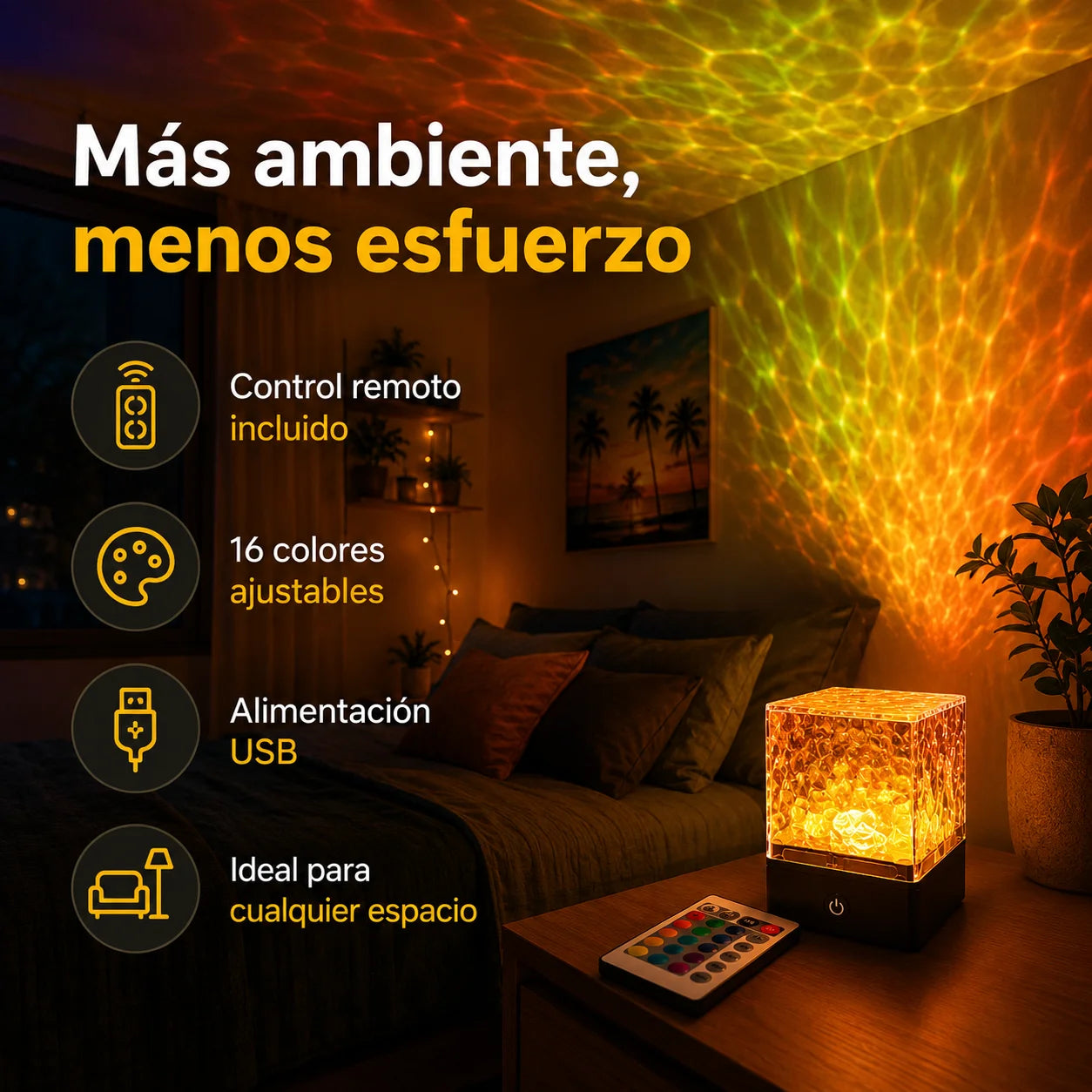 Lámpara Aurora Boreal — La Luz que te Ayuda a Desconectarte del día a día
