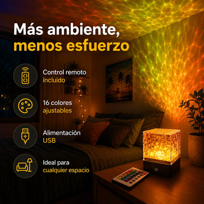 Lámpara Aurora Boreal — La Luz que te Ayuda a Desconectarte del día a día
