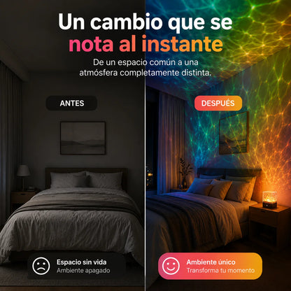 Lámpara Aurora Boreal — La Luz que te Ayuda a Desconectarte del día a día