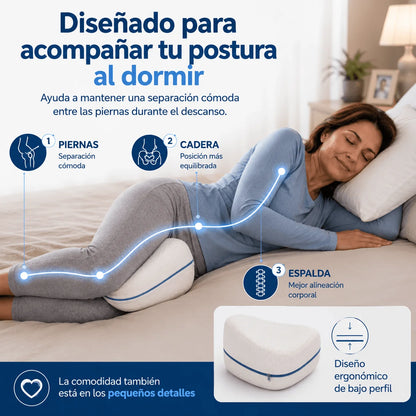 Pack 2 ErgoFlex Almohada Ortopédica — Duerme Sin Dolor de Cadera, Lumbar y Ciática