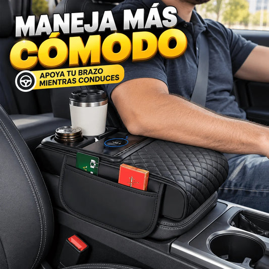 Cojín Apoyabrazos para Consola de Auto — Un manejo mucho más cómodo